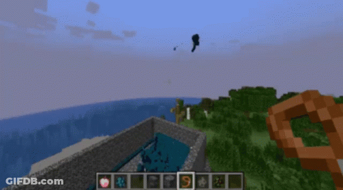 A Screenshot Of A Video Game Shows A Sword Being Thrown GIF