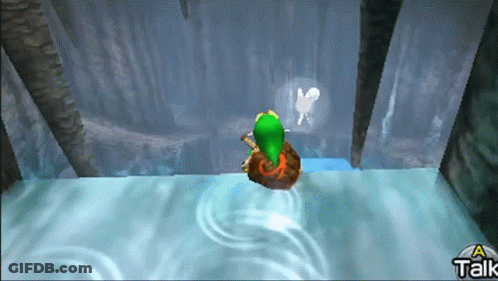A Screenshot Of A Video Game Shows A Talk Button GIF