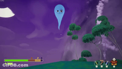 A Screenshot Of A Video Game Shows A Tornado Coming In GIF