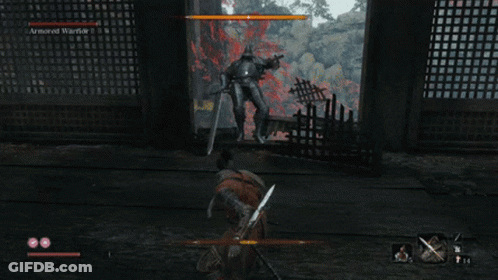 A Screenshot Of A Video Game Shows Armored Warrior GIF