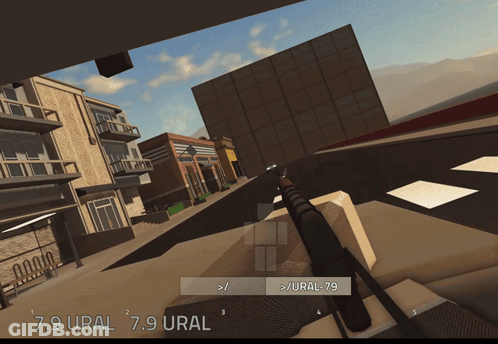 A Screenshot Of A Video Game That Says 7.9 Ural 7.9 Ural On It GIF