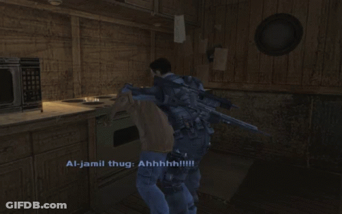 A Screenshot Of A Video Game That Says Al-Jamil Thug GIF