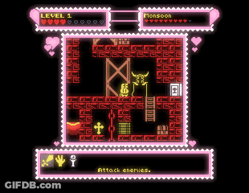 A Screenshot Of A Video Game That Says Attack Enemies On It GIF