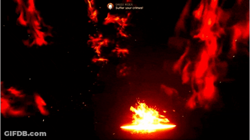 A Screenshot Of A Video Game That Says " Buffer Your Crimes " On The Bottom GIF