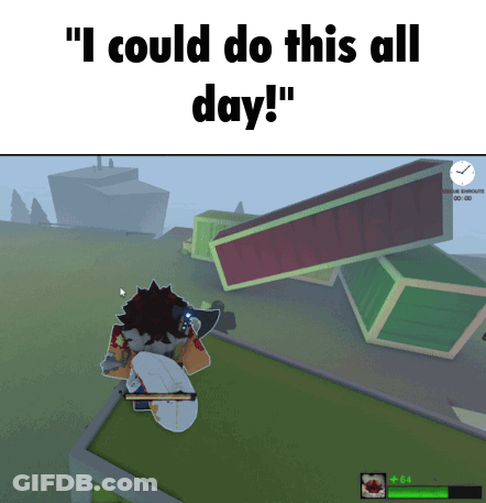 A Screenshot Of A Video Game That Says " I Could Do This All Day ! " GIF