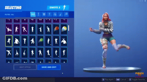 A Screenshot Of A Video Game That Says Selecting On It GIF