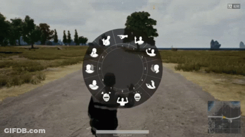 A Screenshot Of A Video Game With 72 Alive In The Upper Left Corner GIF