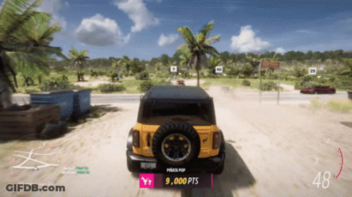 A Screenshot Of A Video Game With 9,000 Pts On The Bottom GIF