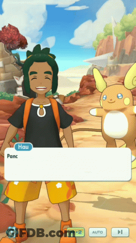 Video Game Screenshot With Boy Named Pau GIF