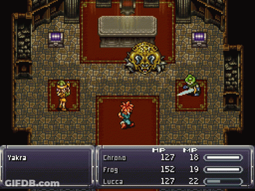 A Screenshot Of A Video Game With A Character Named Frog GIF