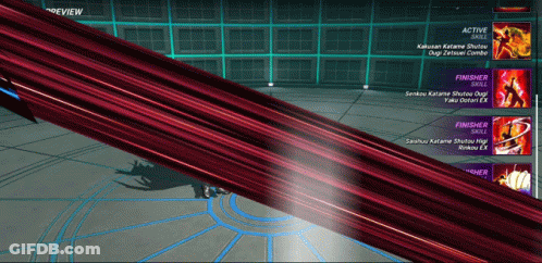A Screenshot Of A Video Game With A Finisher Skill On The Screen GIF