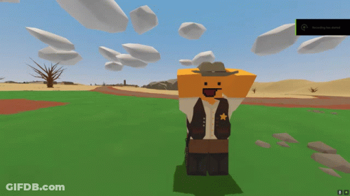 A Screenshot Of A Video Game With A Green Arrow Pointing To A Recording Button GIF