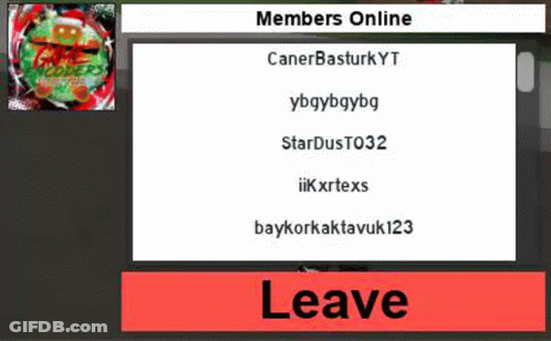 Video Game Screenshot With Leave Button GIF