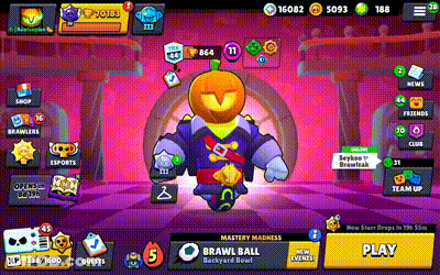 A Screenshot Of A Video Game With A Pumpkin Head On It . GIF