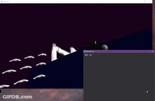 A Screenshot Of A Video Game With A Statue Of Mario In The Background GIF
