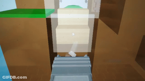 A Screenshot Of A Video Game With A White Arrow Pointing To A White Box GIF