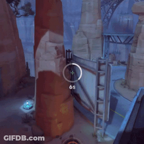A Screenshot Of A Video Game With A Yellow Circle That Says 4S In The Middle GIF