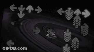 A Screenshot Of A Video Game With Arrows Pointing In Different Directions GIF