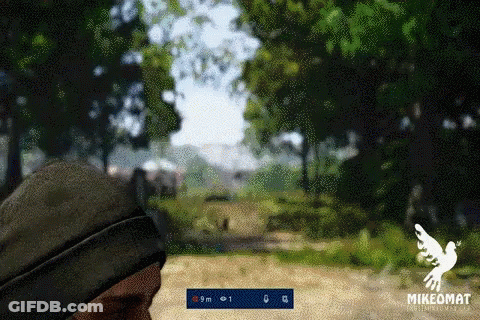 A Screenshot Of A Video Game With Mikeomat Written On The Bottom Right GIF