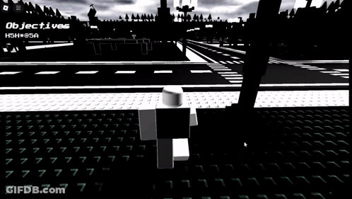 A Screenshot Of A Video Game With Objectives Written On The Bottom GIF