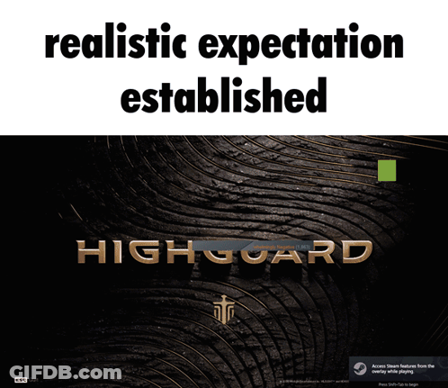 A Screenshot Of A Video Game With Realistic Expectation Established GIF