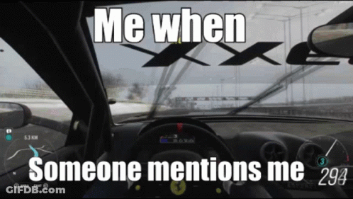 A Screenshot Of A Video Game With The Caption Me When Someone Mentions Me 294 GIF