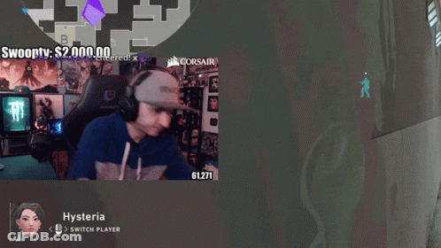 A Screenshot Of A Video Game With The Name Hysteria On The Bottom Right GIF