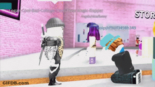A Screenshot Of A Video Game With The Name Logan On The Bottom Left GIF