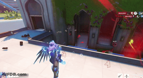 A Screenshot Of A Video Game With The Name Raylucky On The Bottom GIF
