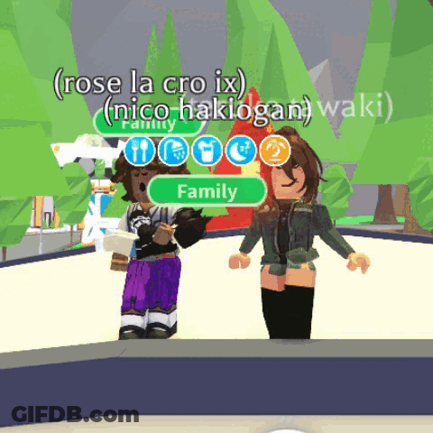 A Screenshot Of A Video Game With The Name Rose La Cro Ix At The Top GIF