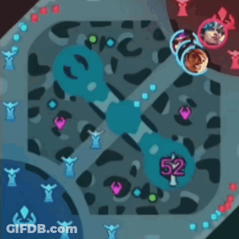 A Screenshot Of A Video Game With The Number 44 On The Map GIF