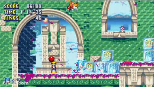 A Screenshot Of A Video Game With The Score 86180 GIF