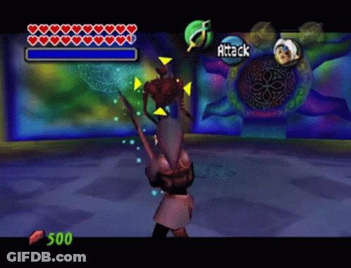 A Screenshot Of A Video Game With The Word Attack On The Bottom GIF