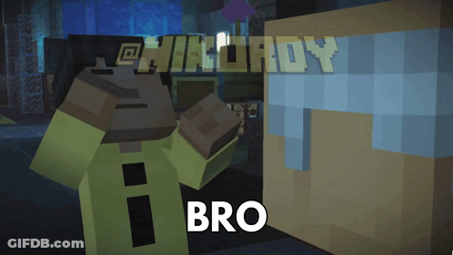 A Screenshot Of A Video Game With The Word Bro On The Bottom GIF