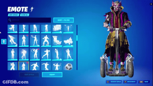 A Screenshot Of A Video Game With The Word Emote On The Top Left GIF