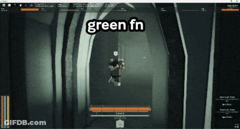 A Screenshot Of A Video Game With The Word Green Fn On The Bottom GIF