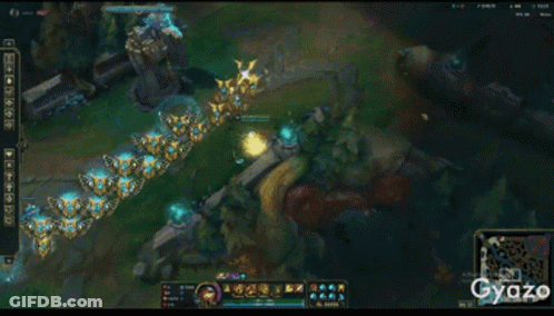 A Screenshot Of A Video Game With The Word Gyazo On The Bottom GIF
