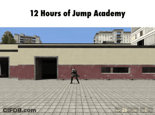 Video Game Screen 12 Hours Of Jump Academy GIF