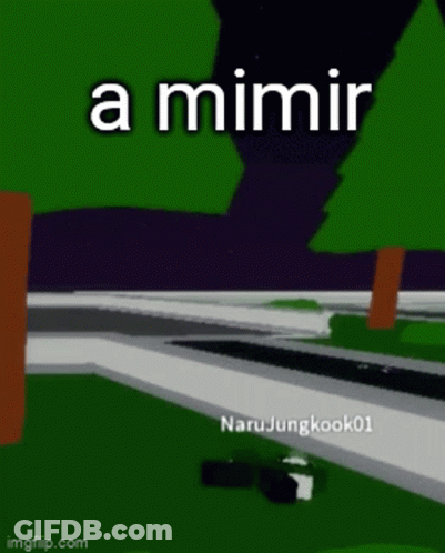 A Screenshot Of A Video Game With The Words A Mimir Written On It . GIF