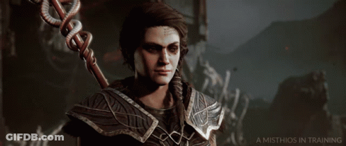 A Screenshot Of A Video Game With The Words A Misthios In Training At The Bottom GIF