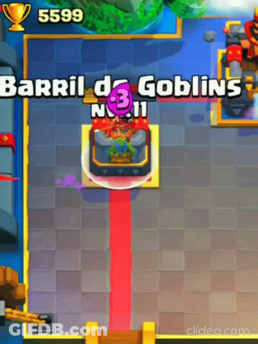 A Screenshot Of A Video Game With The Words Barril De Goblins GIF