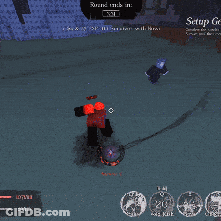 A Screenshot Of A Video Game With The Words Ego Demon Humbled GIF