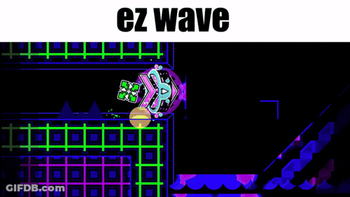 A Screenshot Of A Video Game With The Words Ez Wave On The Bottom GIF
