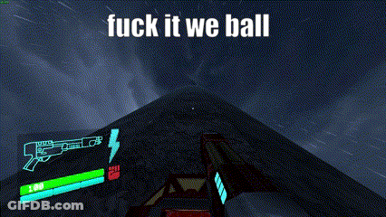 A Screenshot Of A Video Game With The Words Fuck It We Ball GIF