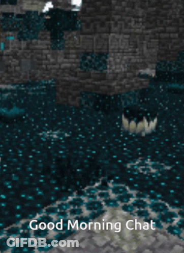 A Screenshot Of A Video Game With The Words Good Morning Chat GIF