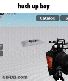 A Screenshot Of A Video Game With The Words Hush Up Boy On It GIF