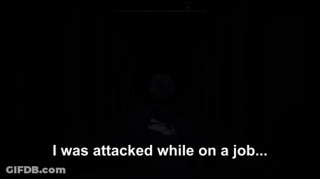 A Screenshot Of A Video Game With The Words I Was In Almost Nothing But My Birthday Suit GIF