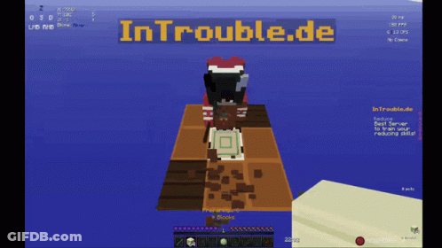 A Screenshot Of A Video Game With The Words Introuble.de At The Top GIF