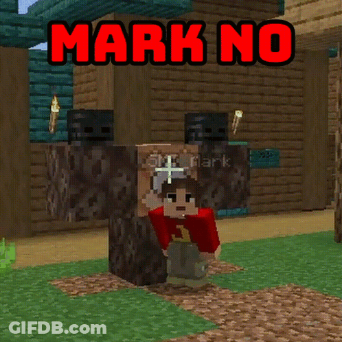 A Screenshot Of A Video Game With The Words Mark No In Red Letters GIF