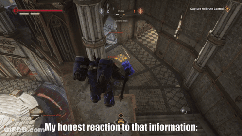 A Screenshot Of A Video Game With The Words " My Honest Reaction To That Information " GIF